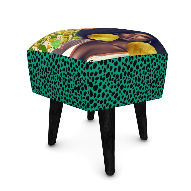Wild Royalty Footstool (Hexagonal)