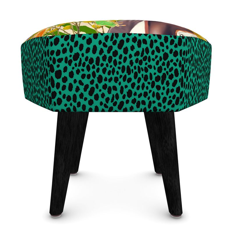 Wild Royalty Footstool (Hexagonal)