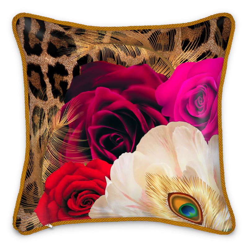 Wild Opulence Silk Pillow