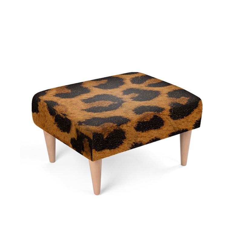 Empress Ascension No. 01 – Animal Print Footstool